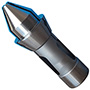 TF25 COLLET MAIN GROOVE BORE ID=0.101" LONG NOSE 10 mm